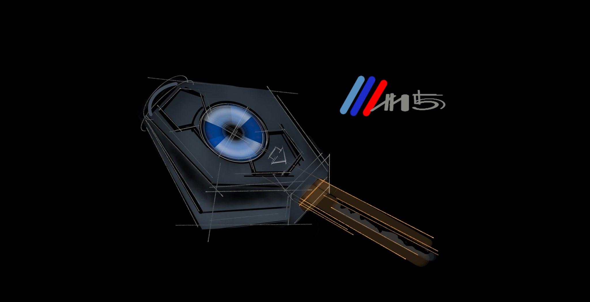 BMW M5 Key | T-shirt