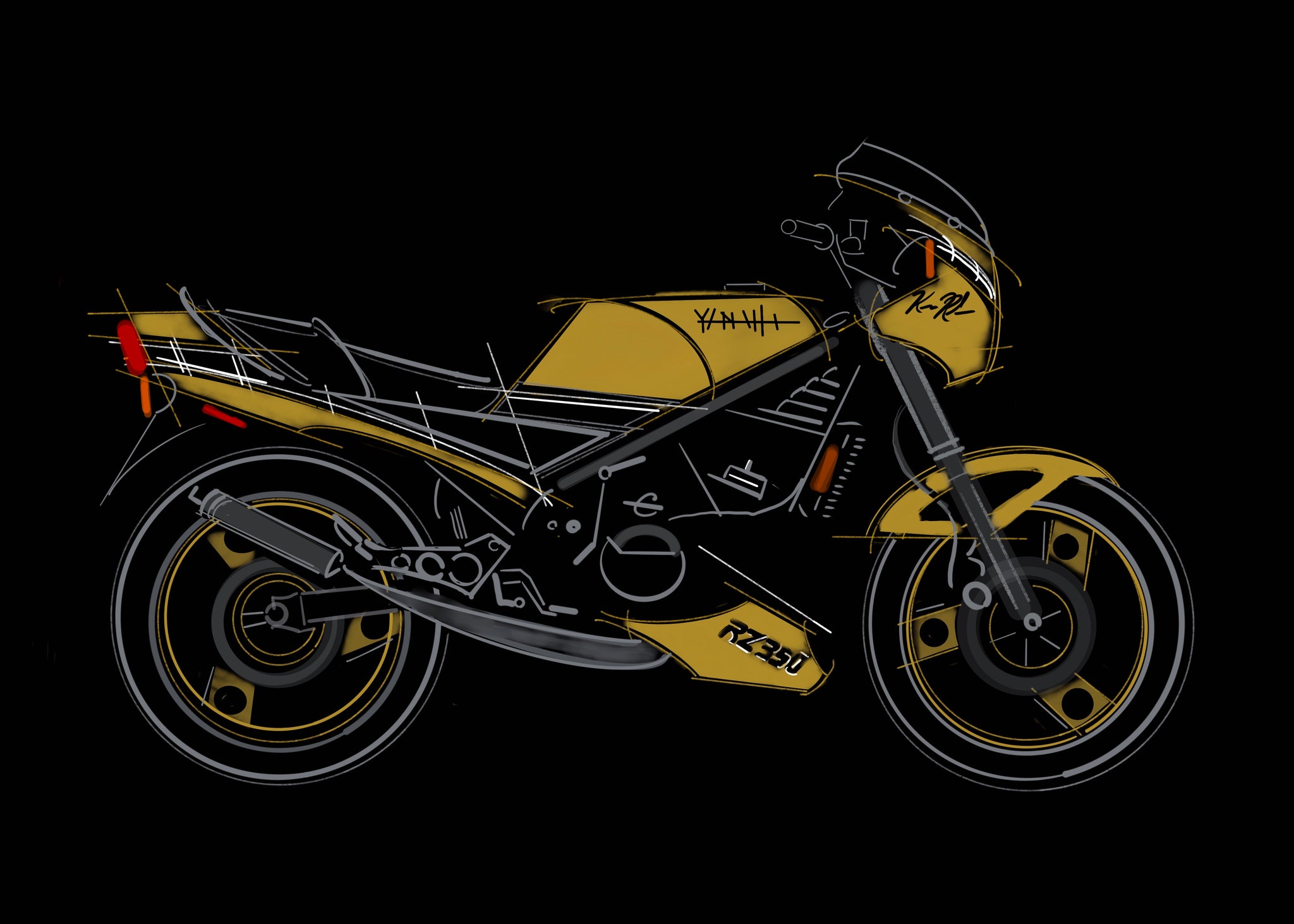 Yamaha RZ350 | Tumbler