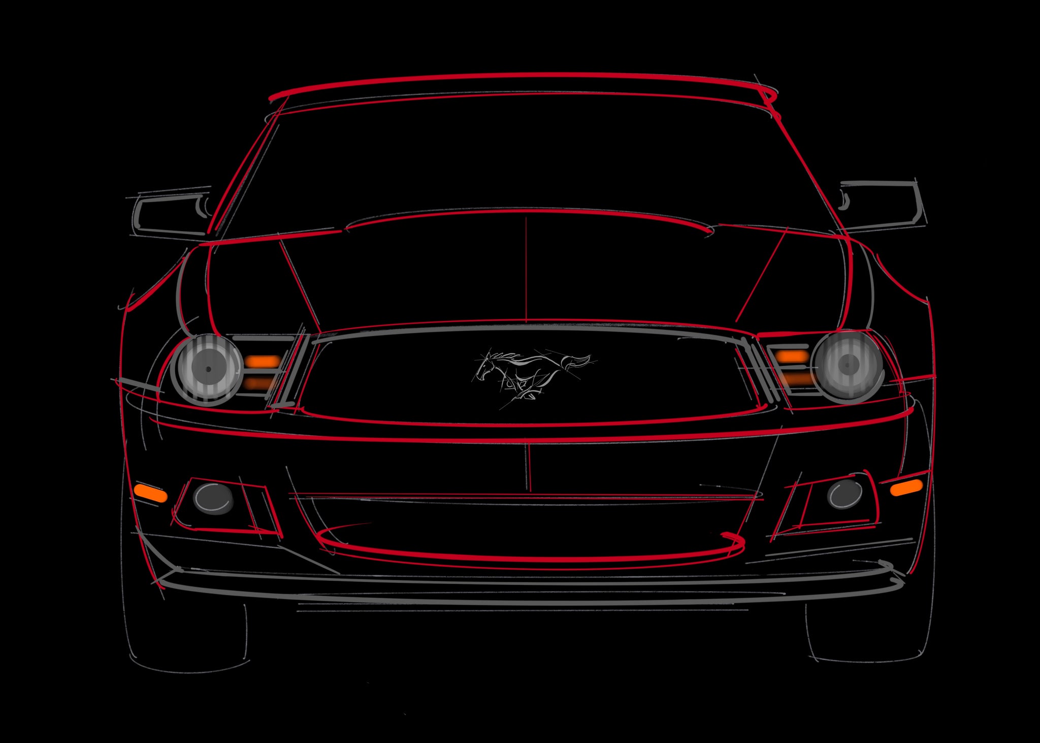 2011-12 Mustang Fascia | T-shirt