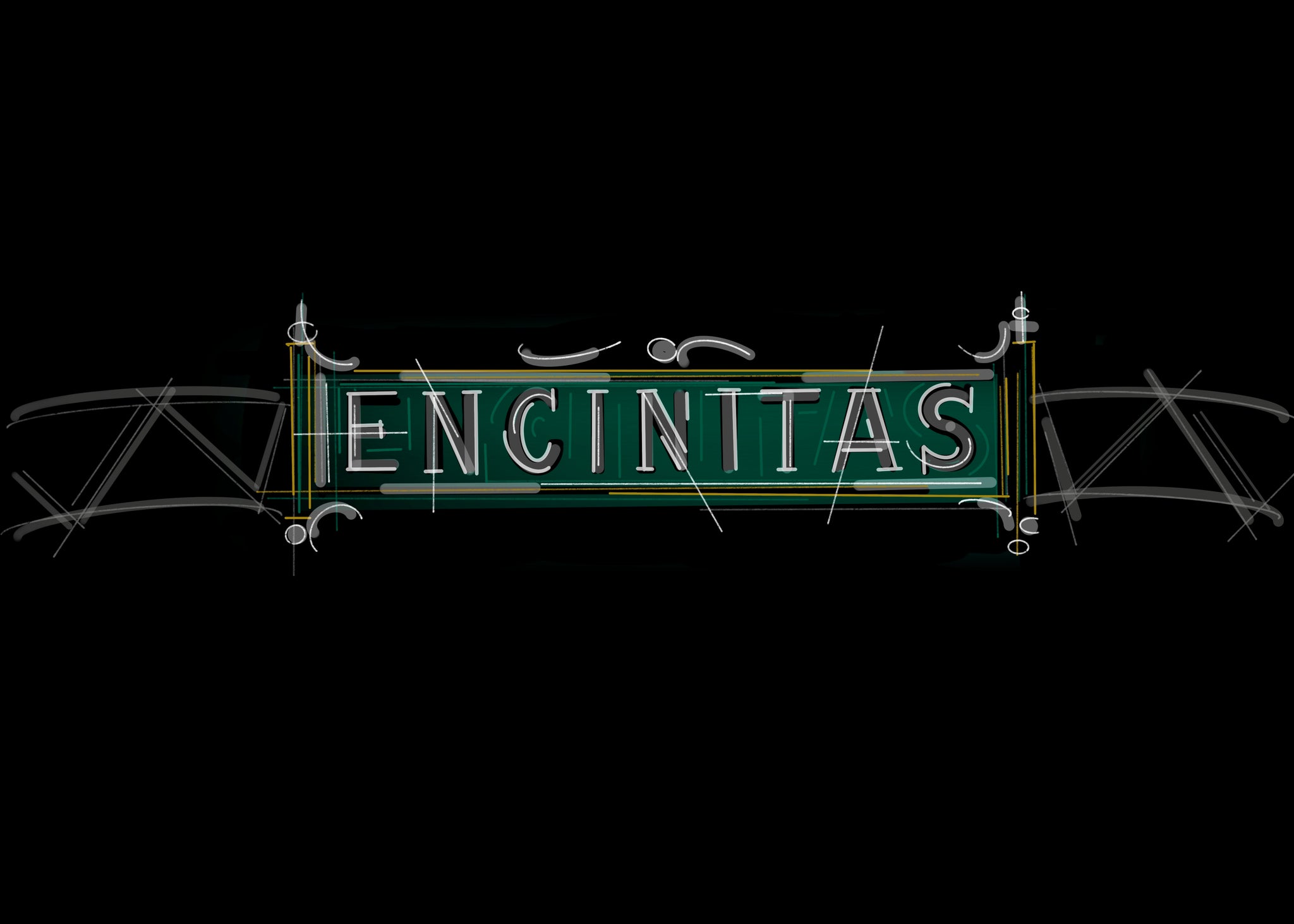 Encinitas Street Sign | T-shirt