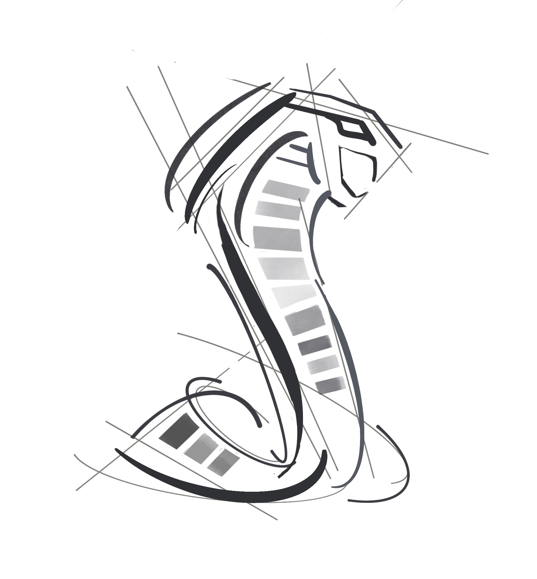 Shelby Snake on white